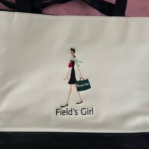 Fields girl tote bag Marshall Fields